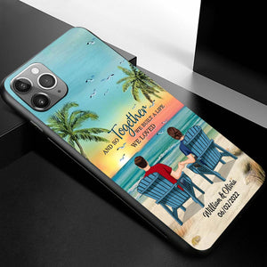 Personalized Couple On The Beach Phone case