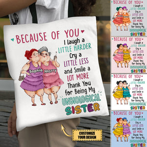 Personalized Old Friends Sisters Tote Bag