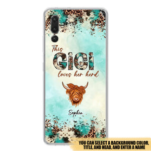 Custom Personalized This Gigi Love Her Herd Phone Case