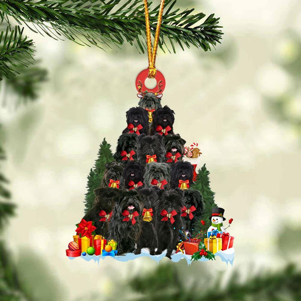 Affenpinscher-Dog Christmas Tree Ornament