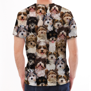 Unisex T-shirt-You Will Have A Bunch Of Biewer Terriers - Tshirt V1