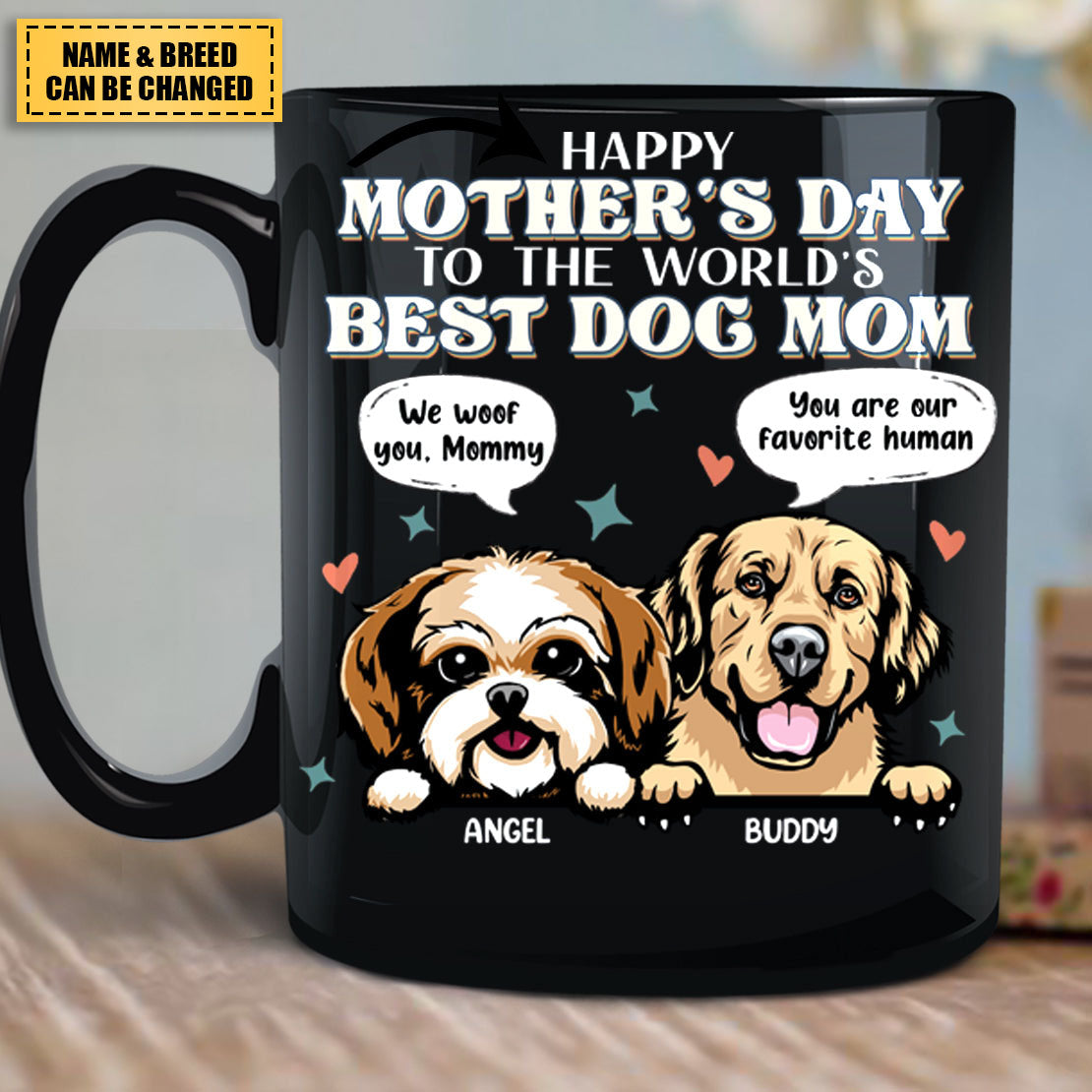 Dog Personalized Mug, Mother's Day Gift for Dog Lovers, Dog Dad, Dog Mom