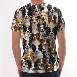 Unisex T-shirt-You Will Have A Bunch Of Border Collies - Tshirt V1