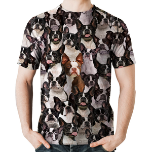 Unisex T-shirt-You Will Have A Bunch Of Boston Terriers - Tshirt V1