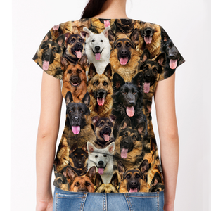 Unisex T-shirt-You Will Have A Bunch Of German Shepherds - Tshirt V1