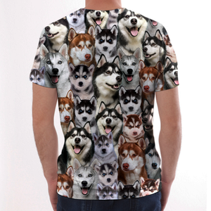 Unisex T-shirt-You Will Have A Bunch Of Huskies - Tshirt V1