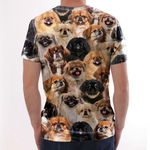 Unisex T-shirt-You Will Have A Bunch Of Pekingeses - Tshirt V1