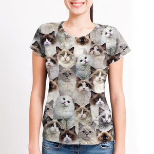 Unisex T-shirt-You Will Have A Bunch Of Ragdoll Cats - Tshirt V1