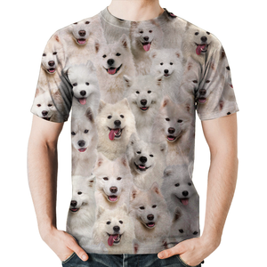 Unisex T-shirt-You Will Have A Bunch Of Samoyeds - Tshirt V1