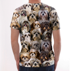 Unisex T-shirt-You Will Have A Bunch Of Shih Tzus - Tshirt V1