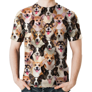 Unisex T-shirt-You Will Have A Bunch Of Welsh Corgies - Tshirt V1