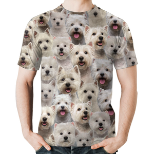 Unisex T-shirt-You Will Have A Bunch Of West Highland White Terriers - Tshirt V1