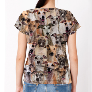 Unisex T-shirt-You Will Have A Bunch Of Whippets - Tshirt V1