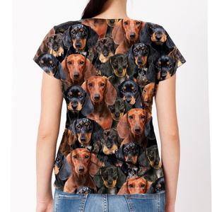 Unisex T-shirt-You Will Have A Bunch Of Dachshunds - Tshirt V1