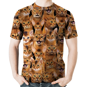 Unisex T-shirt-You Will Have A Bunch Of Abyssinian Cats - Tshirt V1