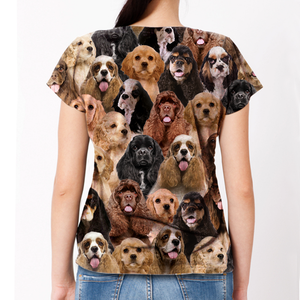 Unisex T-shirt-You Will Have A Bunch Of American Cocker Spaniels - Tshirt V1