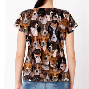 Unisex T-shirt-You Will Have A Bunch Of Basenjis - Tshirt V1