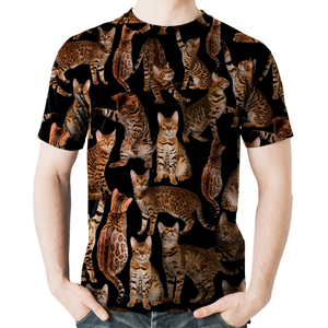 Unisex T-shirt-You Will Have A Bunch Of Bengal Cats - Tshirt V1