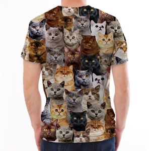Unisex T-shirt-You Will Have A Bunch Of British Shorthair Cats - Tshirt V1