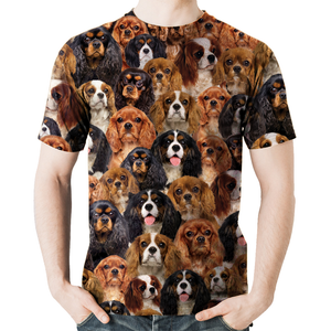 Unisex T-shirt-You Will Have A Bunch Of Cavalier King Charles Spaniels - Tshirt V1