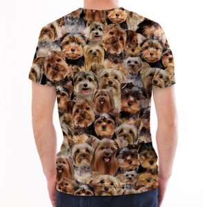Unisex T-shirt-You Will Have A Bunch Of Yorkshire Terriers - Tshirt V1
