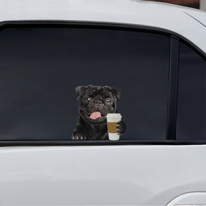 Good Morning - Pug Car/ Door/ Fridge/ Laptop Sticker V1
