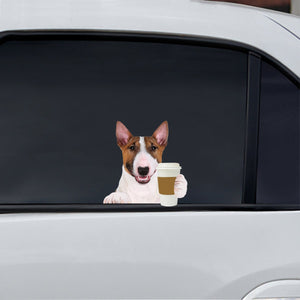 Good Morning - Bull Terrier Car/ Door/ Fridge/ Laptop Sticker V3
