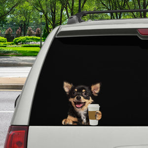 Good Morning - Chihuahua Car/ Door/ Fridge/ Laptop Sticker V1