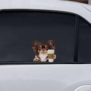 Good Morning - Chihuahua Car/ Door/ Fridge/ Laptop Sticker V4