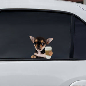 Good Morning - Chihuahua Car/ Door/ Fridge/ Laptop Sticker V6