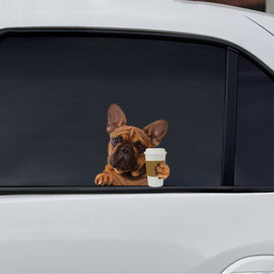 Good Morning - French Bulldog Car/ Door/ Fridge/ Laptop Sticker V2