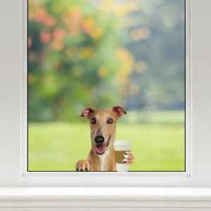Good Morning - Greyhound Car/ Door/ Fridge/ Laptop Sticker V2
