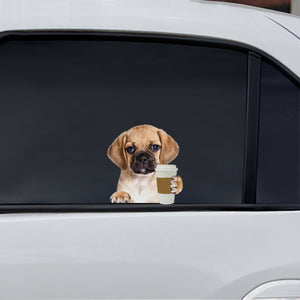 Good Morning - Puggle Car/ Door/ Fridge/ Laptop Sticker V1