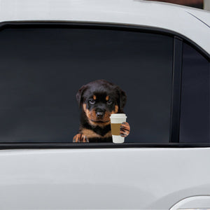 Good Morning - Rottweiler Car/ Door/ Fridge/ Laptop Sticker V1