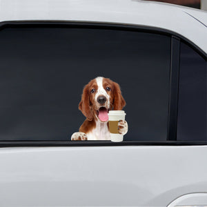Good Morning - Welsh Springer Spaniel Car/ Door/ Fridge/ Laptop Sticker V1
