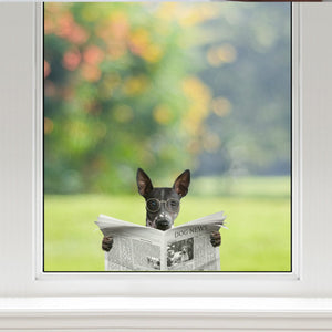 Have You Read The News Today - American Hairless Terrier Car/ Door/ Fridge/ Laptop Sticker V1