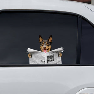 Have You Read The News Today - Australian Kelpie Car/ Door/ Fridge/ Laptop Sticker V1