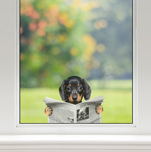 Have You Read The News Today - Dachshund Car/ Door/ Fridge/ Laptop Sticker V1