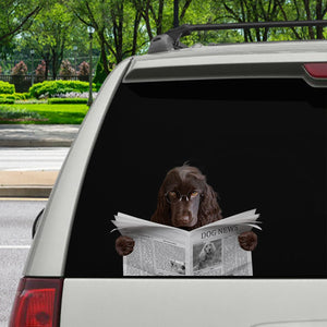 Have You Read The News Today - English Cocker Spaniel Car/ Door/ Fridge/ Laptop Sticker V1