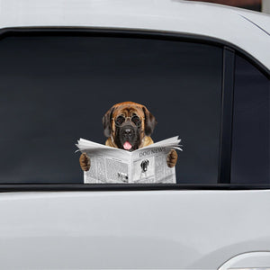Have You Read The News Today - English Mastiff Car/ Door/ Fridge/ Laptop Sticker V1