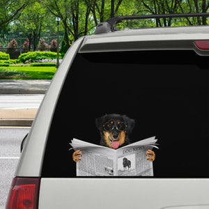 Have You Read The News Today - Hovawart Car/ Door/ Fridge/ Laptop Sticker V1