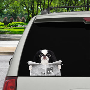 Have You Read The News Today - Japanese Chin Car/ Door/ Fridge/ Laptop Sticker V1