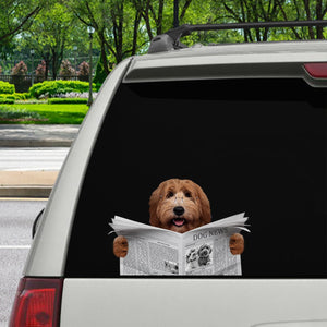 Have You Read The News Today - Labradoodle Car/ Door/ Fridge/ Laptop Sticker V1