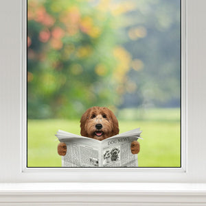 Have You Read The News Today - Labradoodle Car/ Door/ Fridge/ Laptop Sticker V1