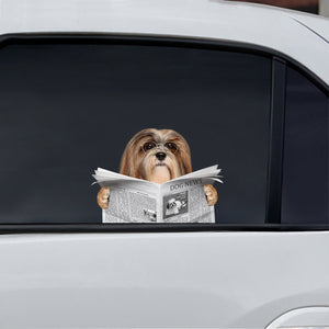 Have You Read The News Today - Lhasa Apso Car/ Door/ Fridge/ Laptop Sticker V1