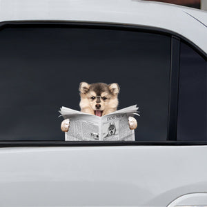 Have You Read The News Today - Pomsky Car/ Door/ Fridge/ Laptop Sticker V1