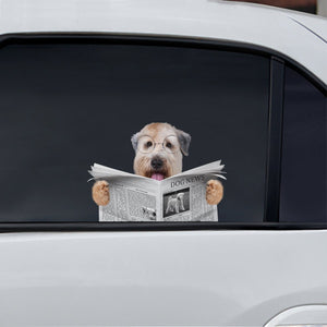 Have You Read The News Today - Wheaten Terrier Car/ Door/ Fridge/ Laptop Sticker V1