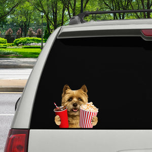 Hey Wanna Try Some - Cairn Terrier Car/ Door/ Fridge/ Laptop Sticker V1