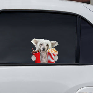 Hey Wanna Try Some - Chinese Crested Car/ Door/ Fridge/ Laptop Sticker V1