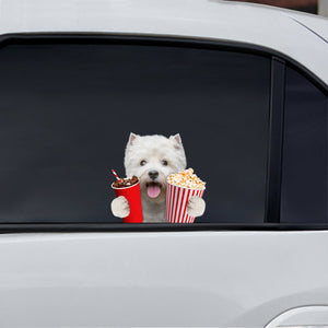 Hey Wanna Try Some - West Highland White Terrier Car/ Door/ Fridge/ Laptop Sticker V1